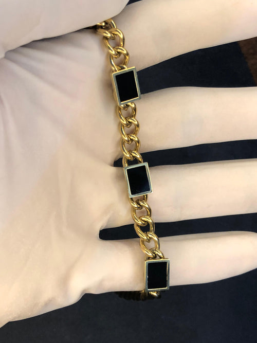 Black Square Bracelet