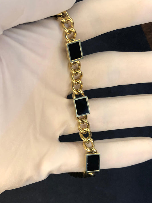 Black Square Bracelet