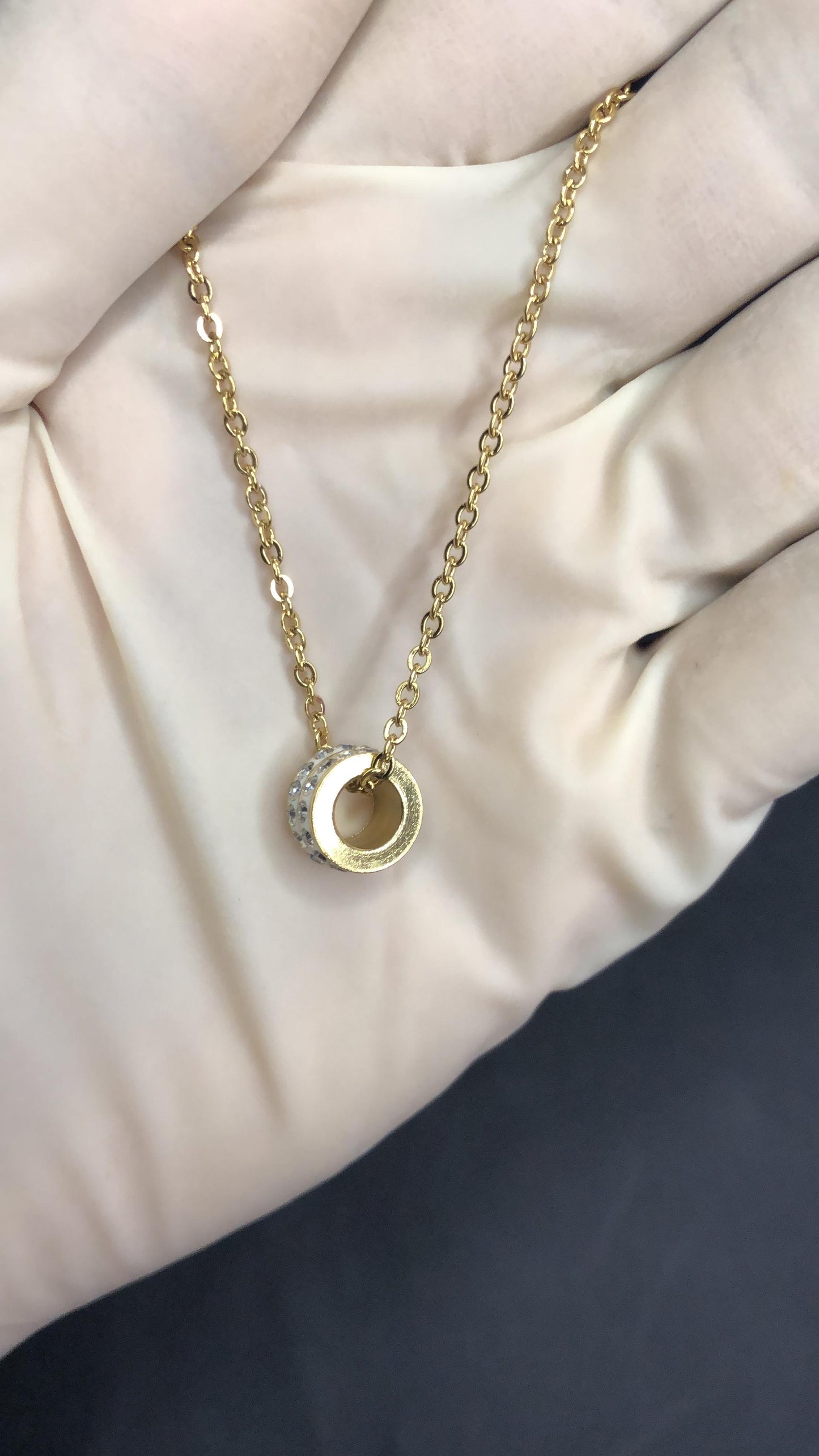 Wheels with Diamonds Necklace