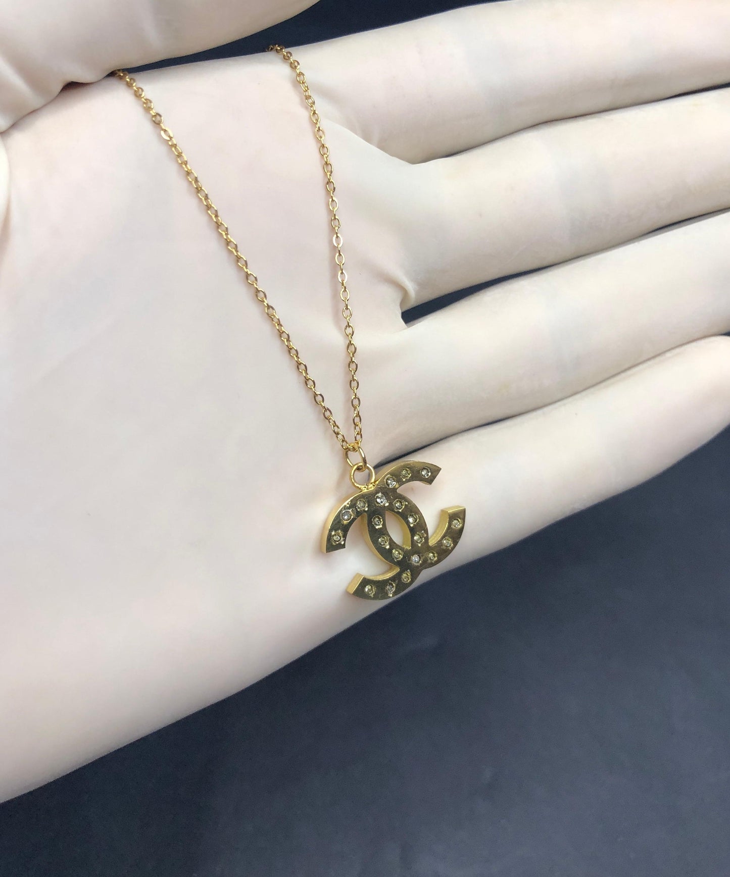 CC Diamond Necklace