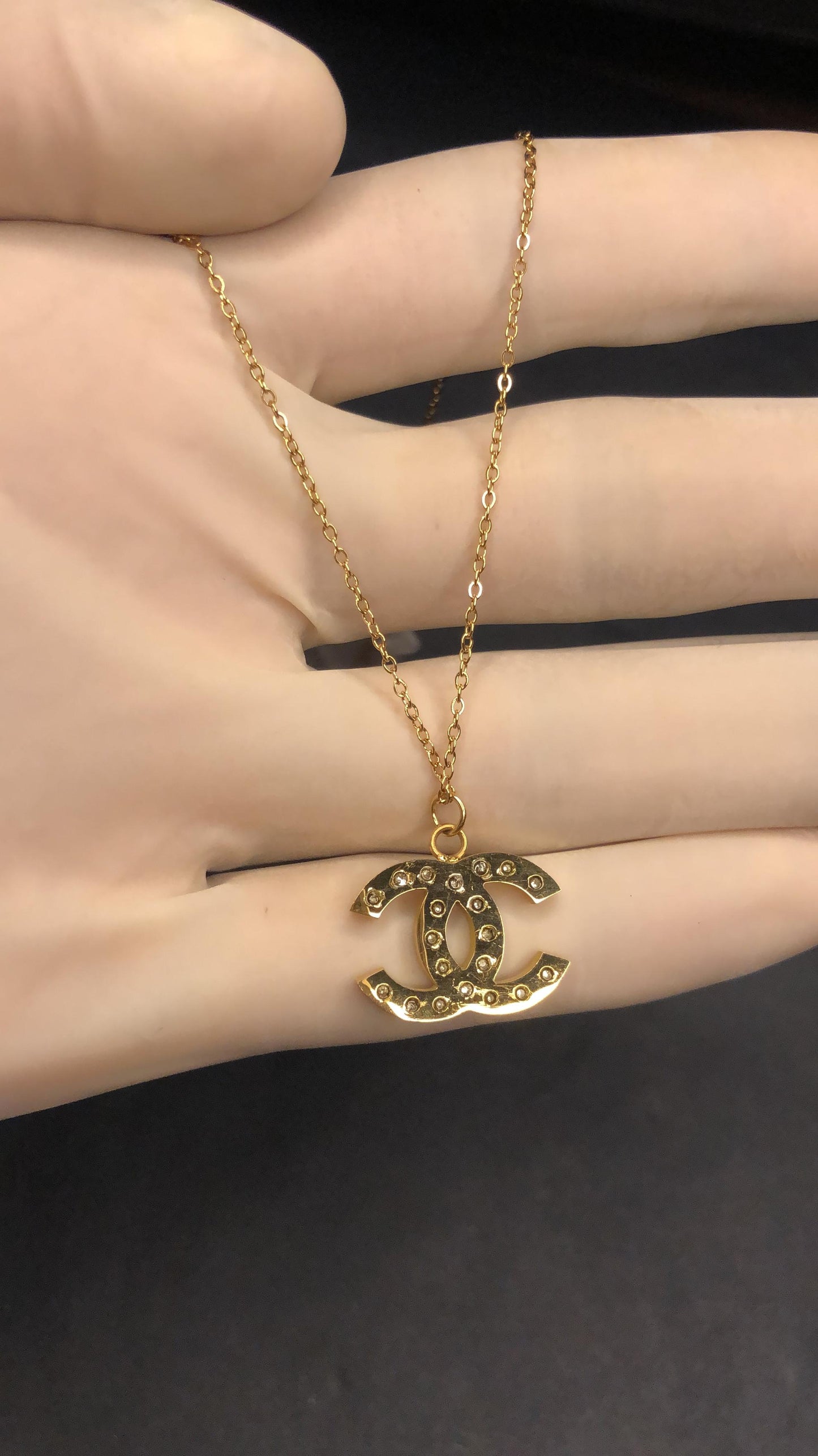 CC Diamond Necklace